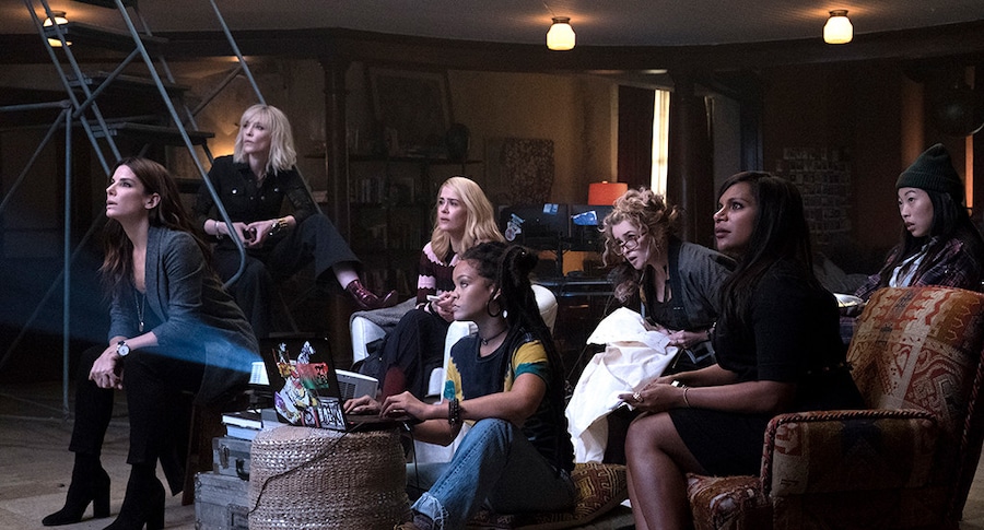 Ocean's 8, Mindy Kaling, Cate Blanchett, Awkwafina, Sandra Bullock, Rihanna, Helena Bonham Carter, Sarah Paulson